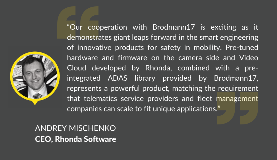 Andrey Mischenko, CEO at Rhonda Software on the new Cloud connected camera solution